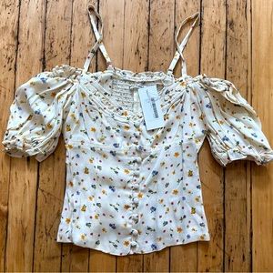 NWT Reformation Kit Top in Winnie size 4